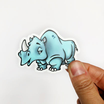 Rhino Die Cut Sticker