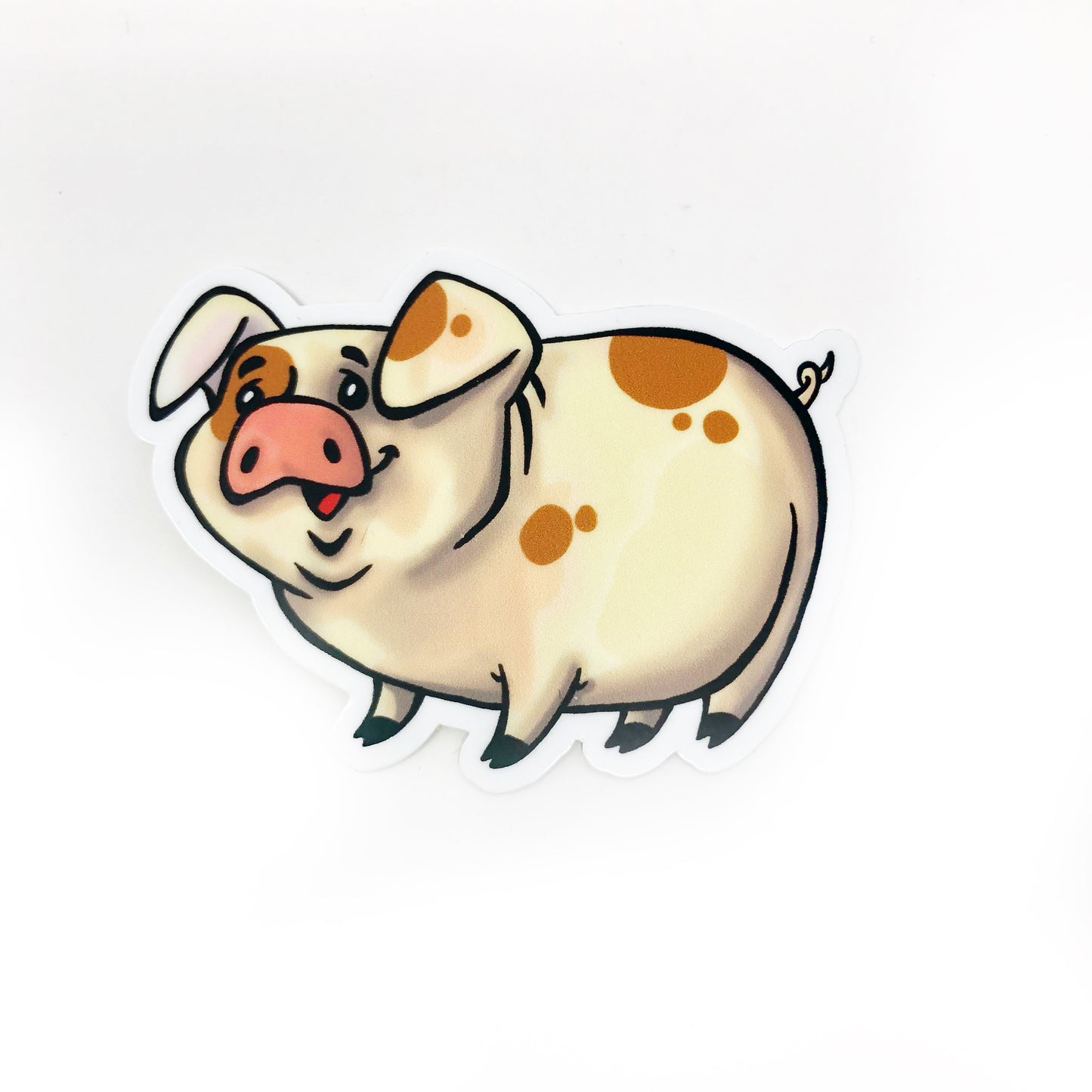 Shropshire Pig Die Cut Sticker