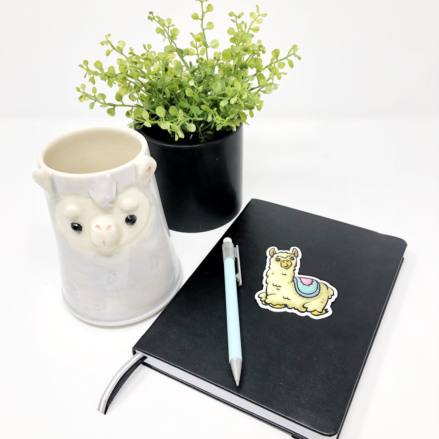 Llama Die Cut Sticker