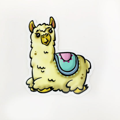 Llama Die Cut Sticker