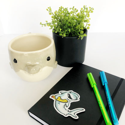 Shark Die Cut Sticker