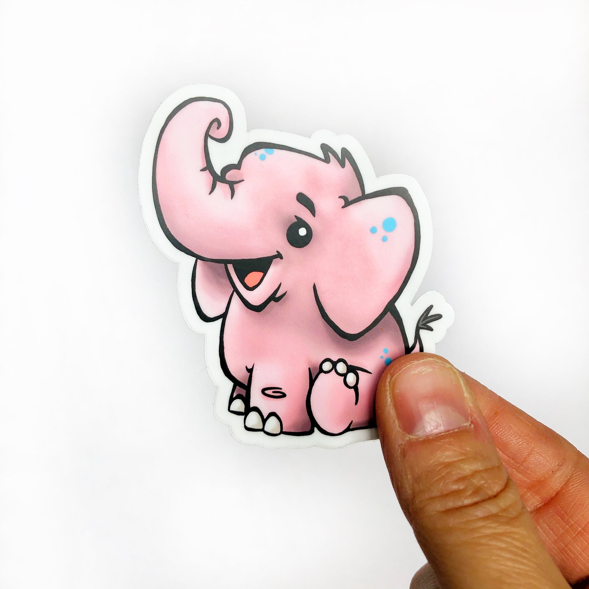 Elephant Die Cut Sticker