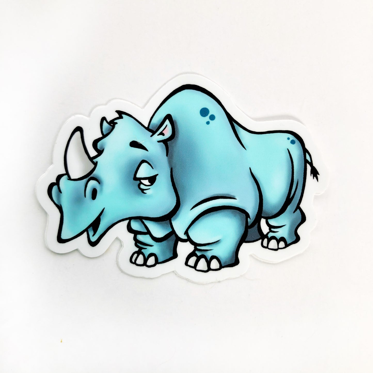 Rhino Die Cut Sticker