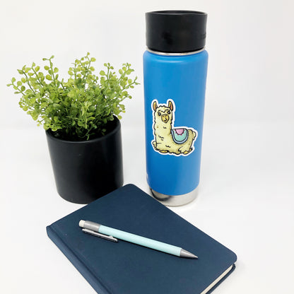 Llama Die Cut Sticker