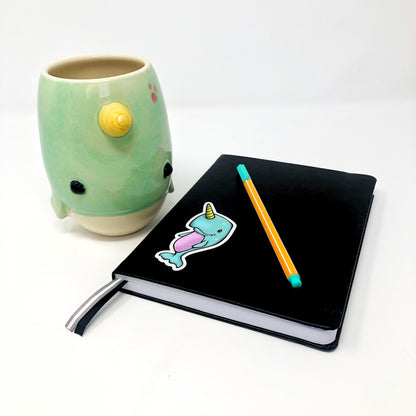 Narwhal Die Cut Sticker