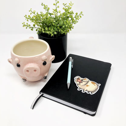 Shropshire Pig Die Cut Sticker
