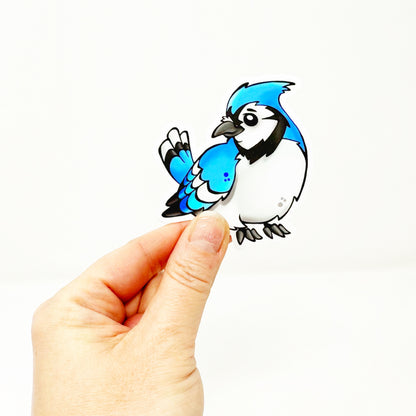 Blue Jay Die Cut Sticker