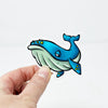 Blue Whale Die Cut Sticker