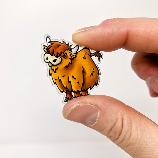 Highland Cow Pin