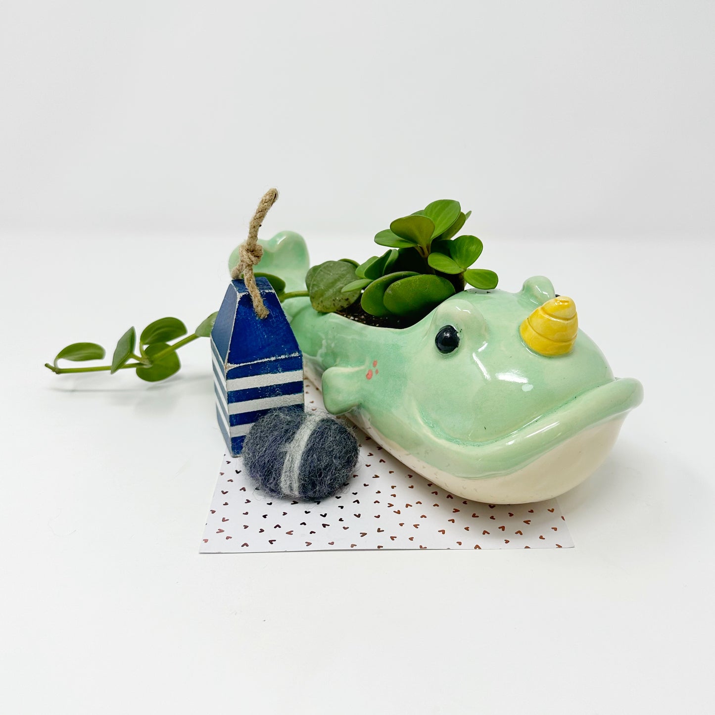 SECONDS Large Narwhal Planter