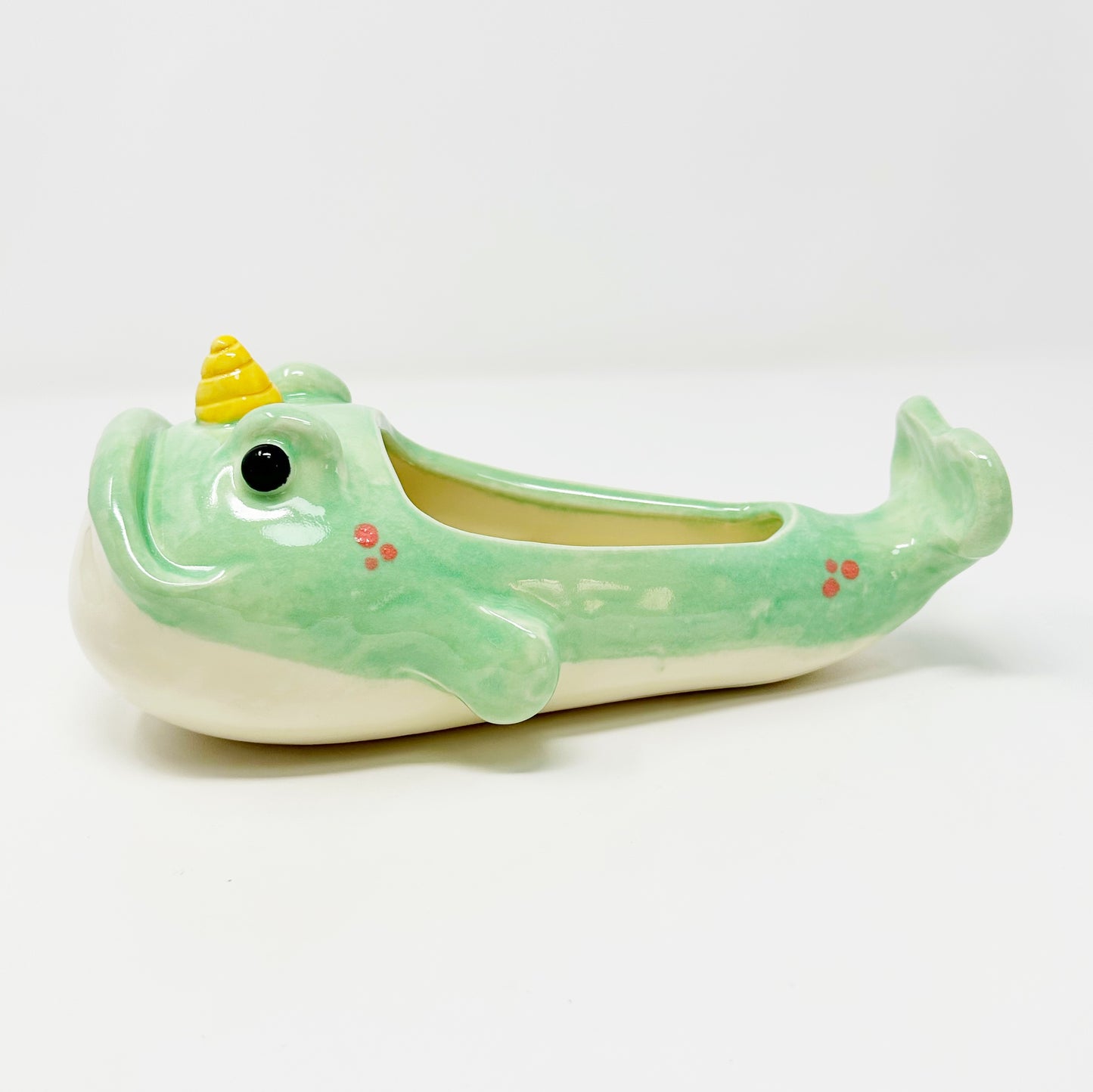 SECONDS Large Narwhal Planter