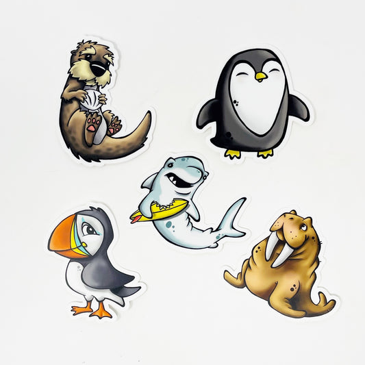 Sea Animal Sticker Pack