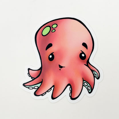 Octopus Die Cut Sticker