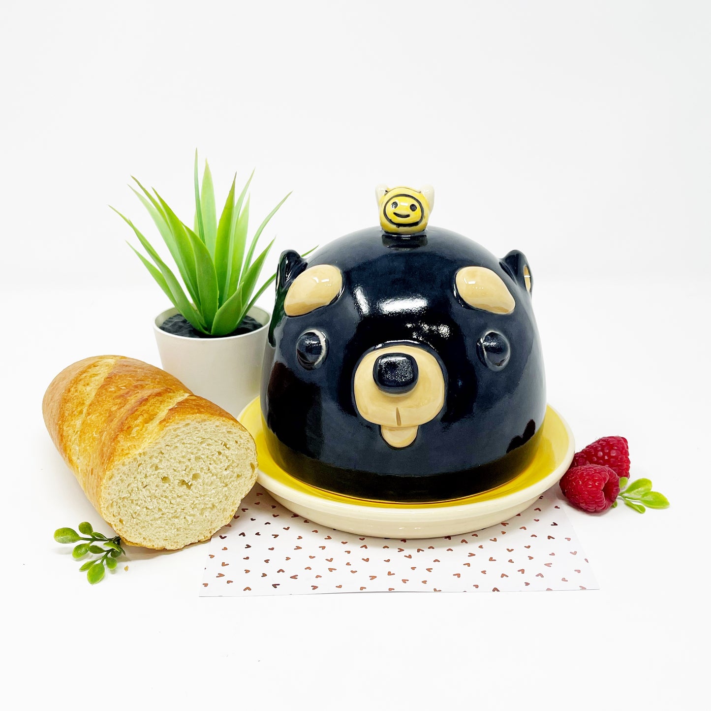 Bear Butter Dish