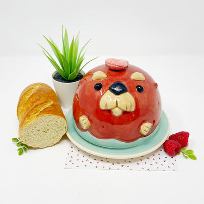 Otter Butter Dish