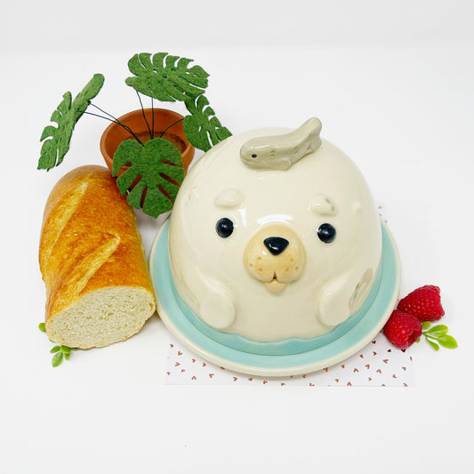 Seal Butter Dish