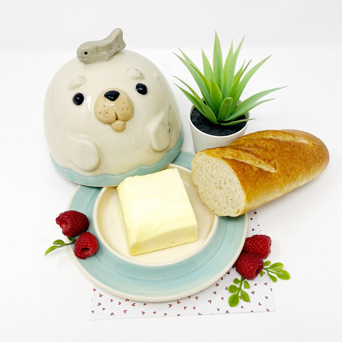 Seal Butter Dish