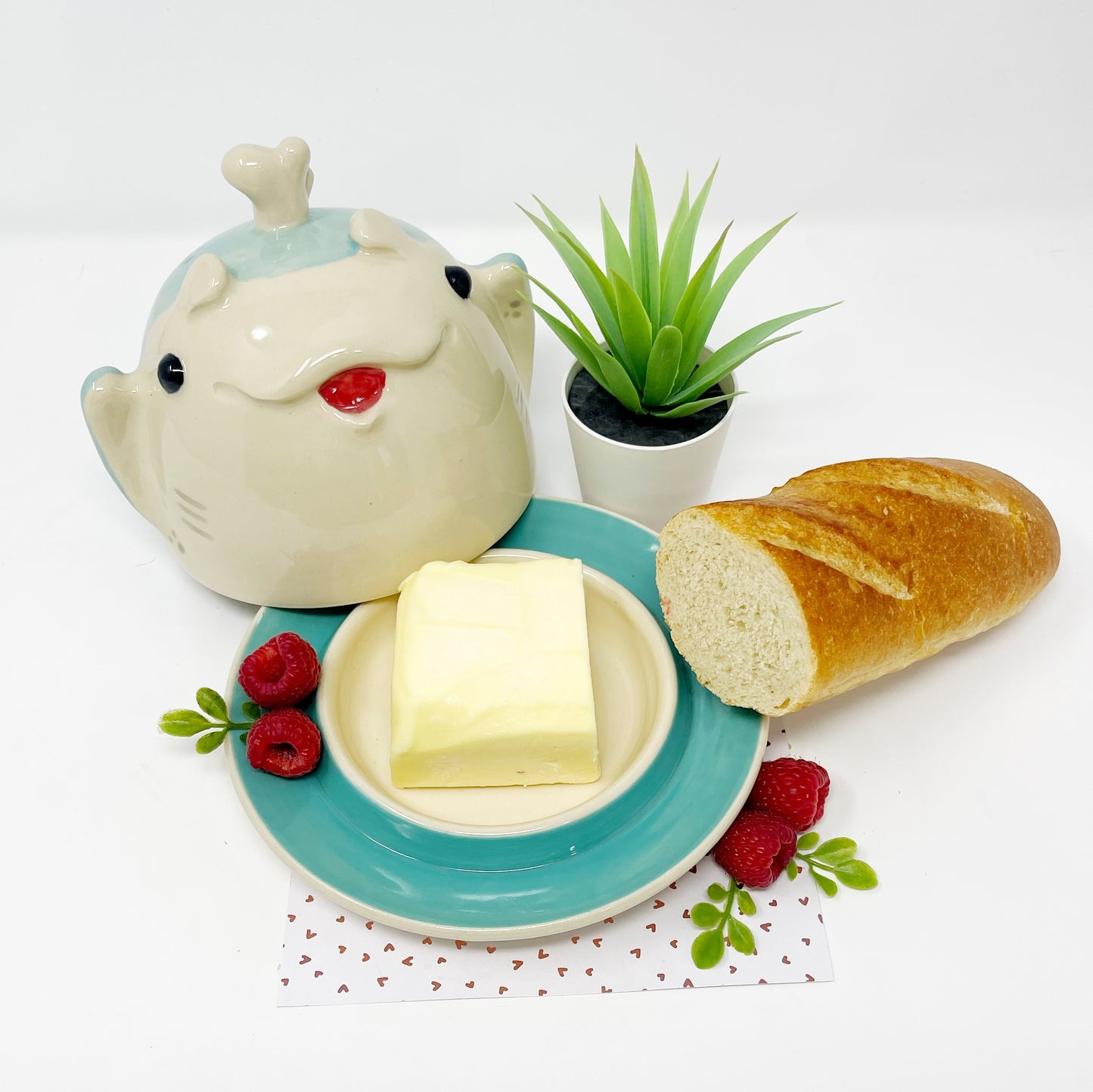 Manta Ray Butter Dish