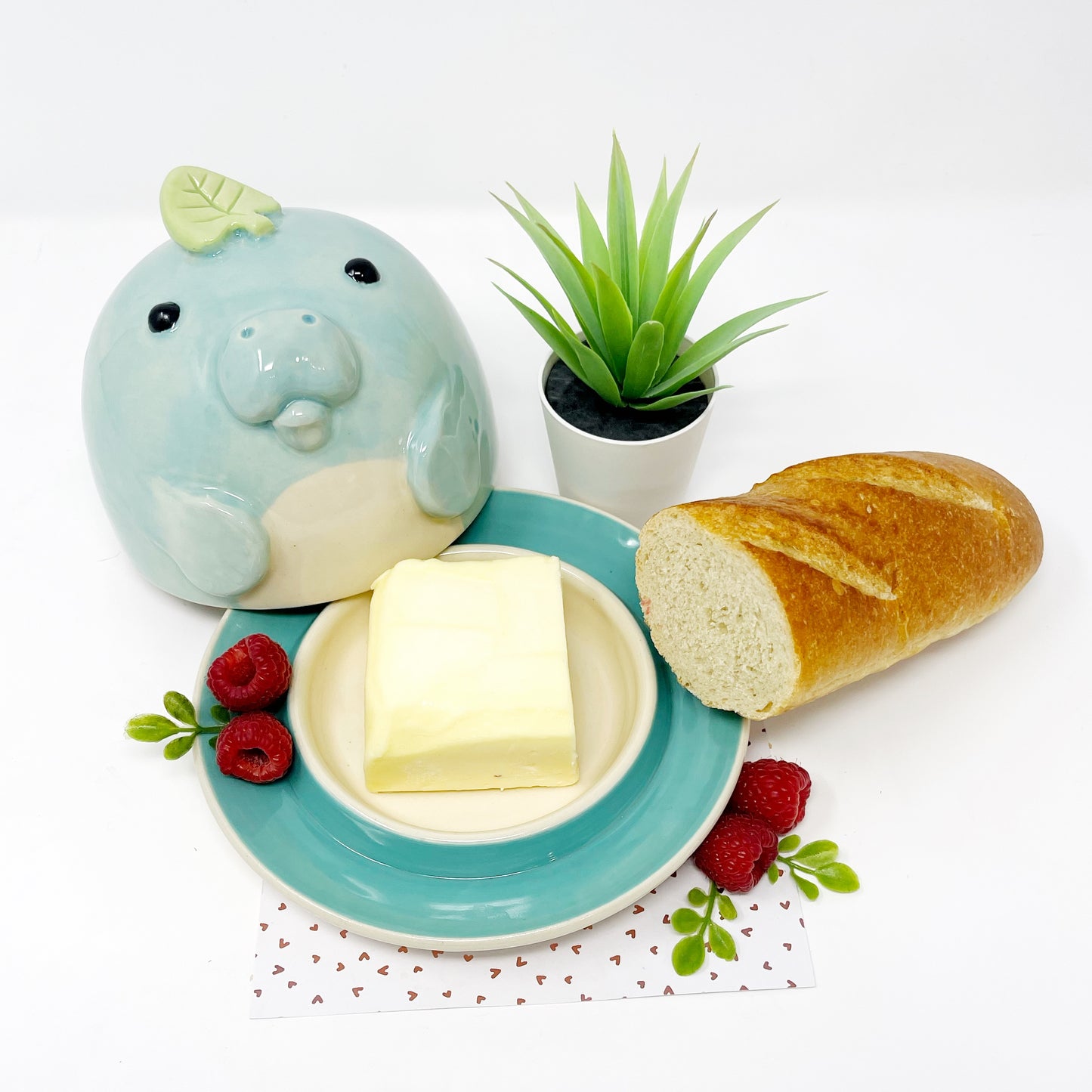 Manatee Butter Dish