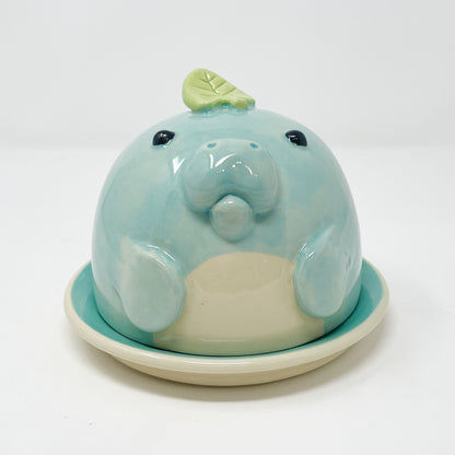 Manatee Butter Dish