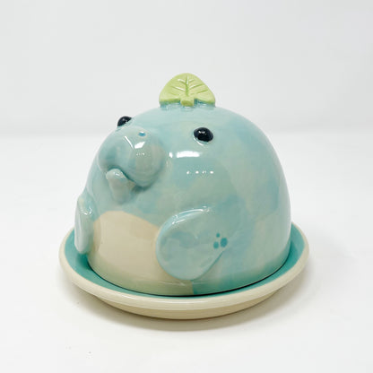 Manatee Butter Dish