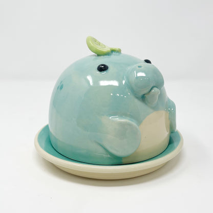 Manatee Butter Dish