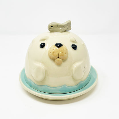 Seal Butter Dish