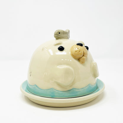 Seal Butter Dish