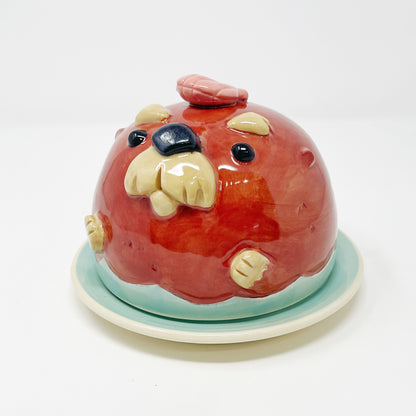 Otter Butter Dish