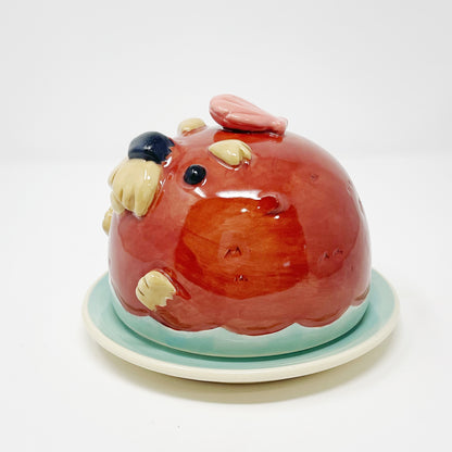 Otter Butter Dish