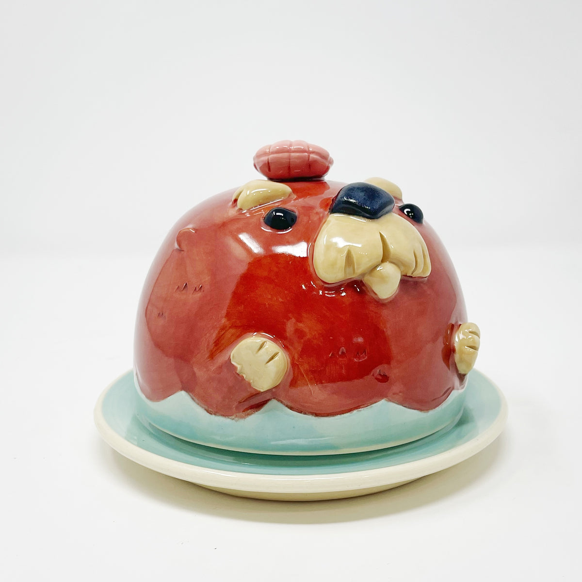 Otter Butter Dish