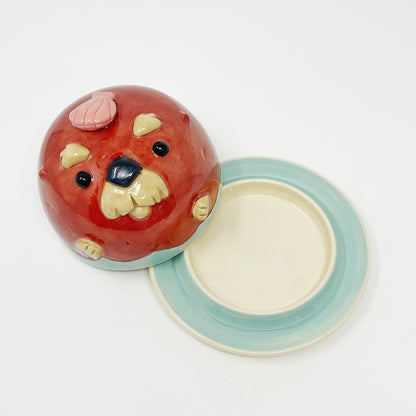 Otter Butter Dish