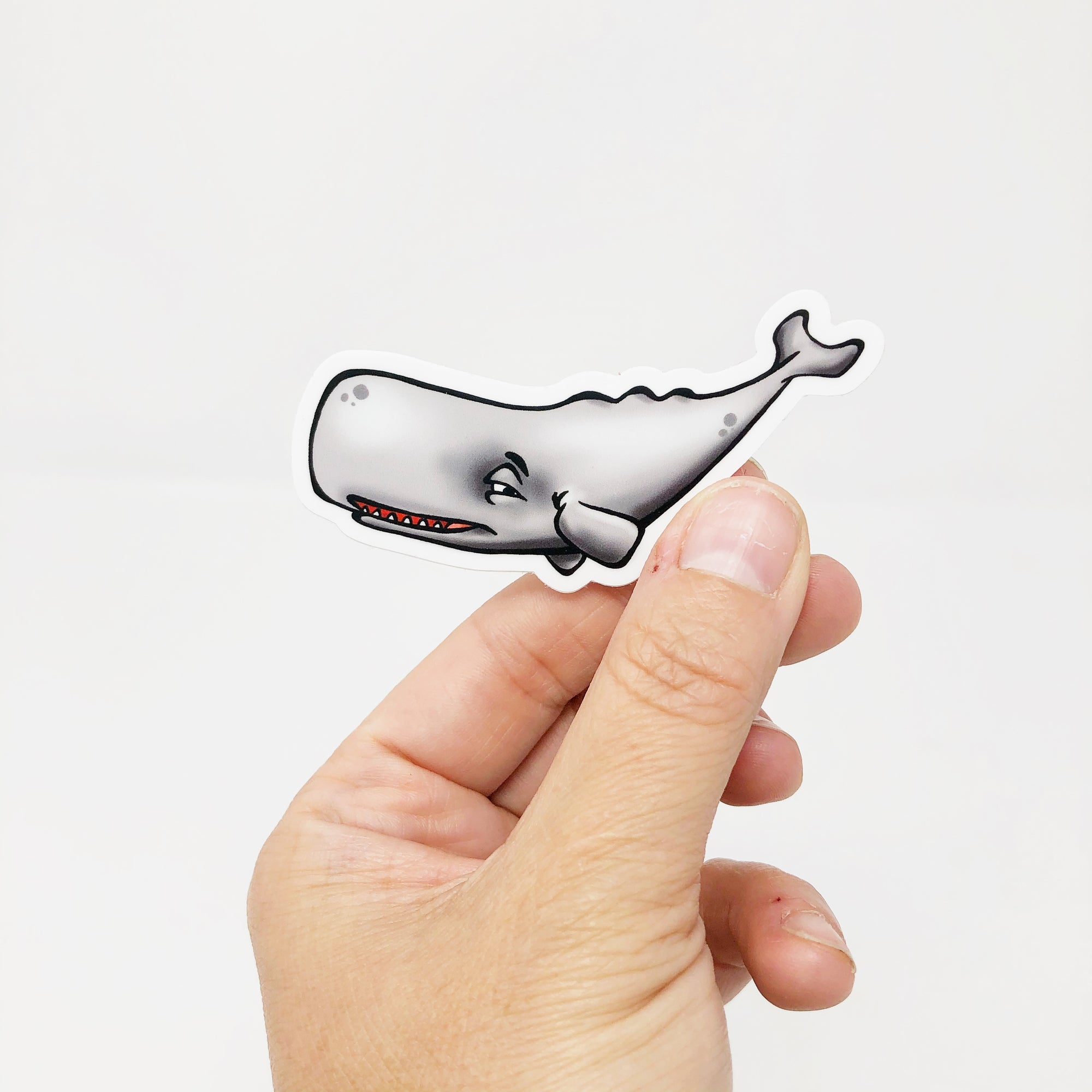 Sperm Whale Die Cut Sticker