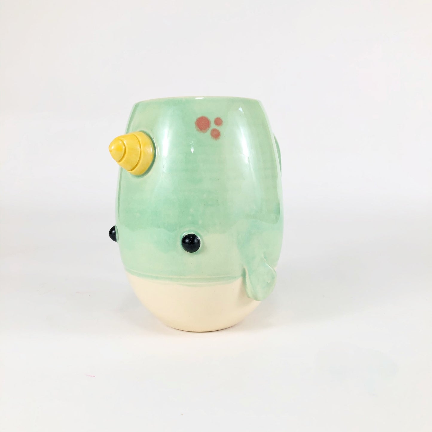 dishwasher safe handmade narwhal coffee mug