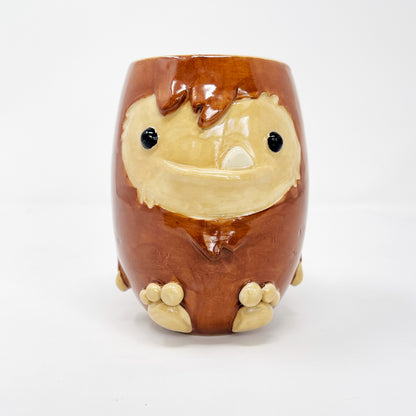 dishwasher safe handmade sasquatch coffee tumbler