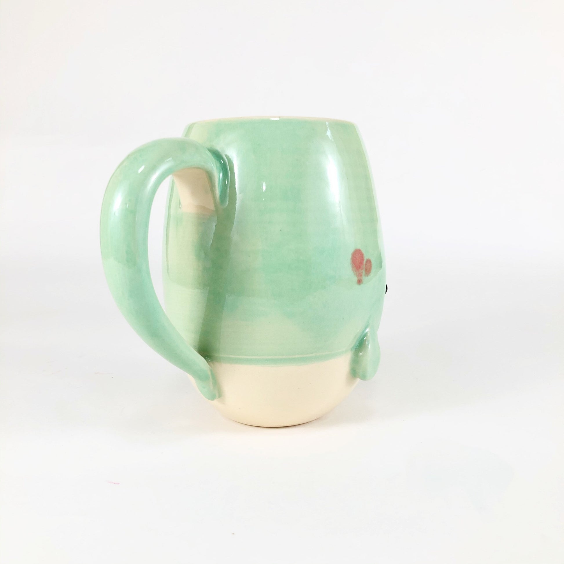 microwave safe handmade narwhal coffee mug