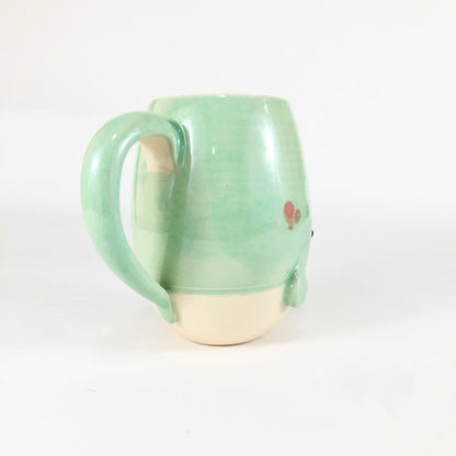 microwave safe handmade narwhal coffee mug