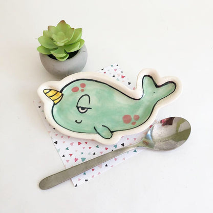 Narwhal Mug and Spoon Rest Set