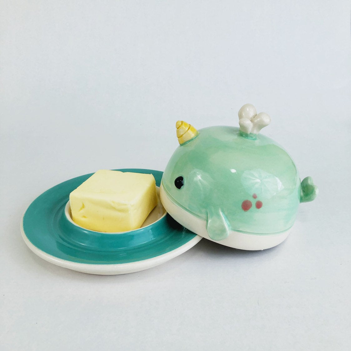 Blue Whale Butter Dish