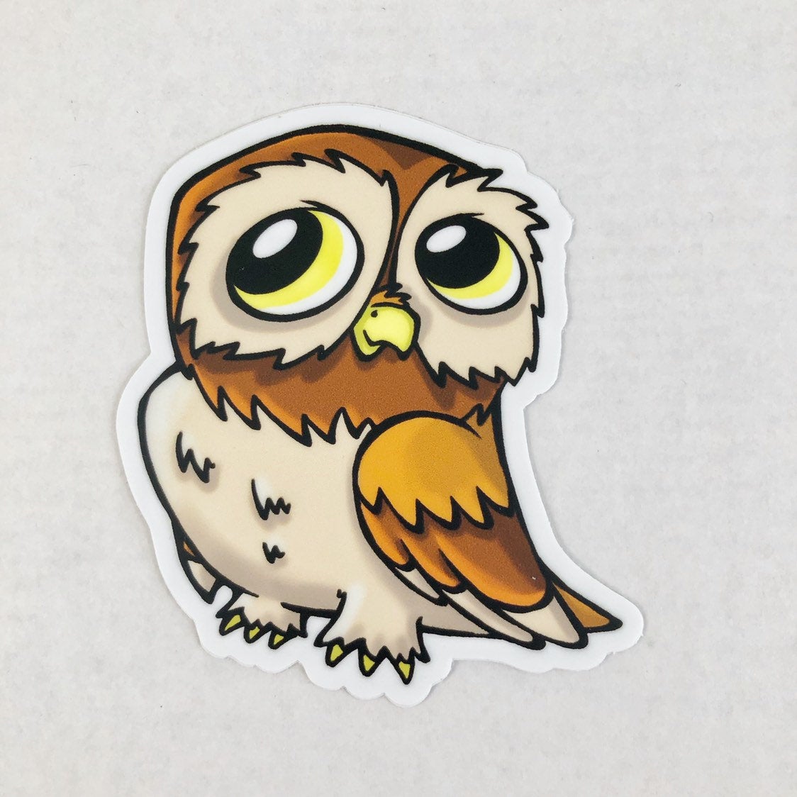 Owl Die Cut Sticker