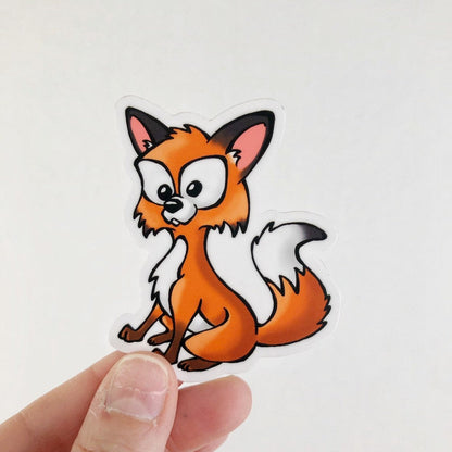 Fox Die Cut Sticker