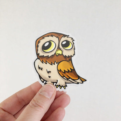 Owl Die Cut Sticker