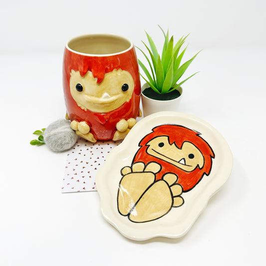 Sasquatch Mug and Spoon Rest Set