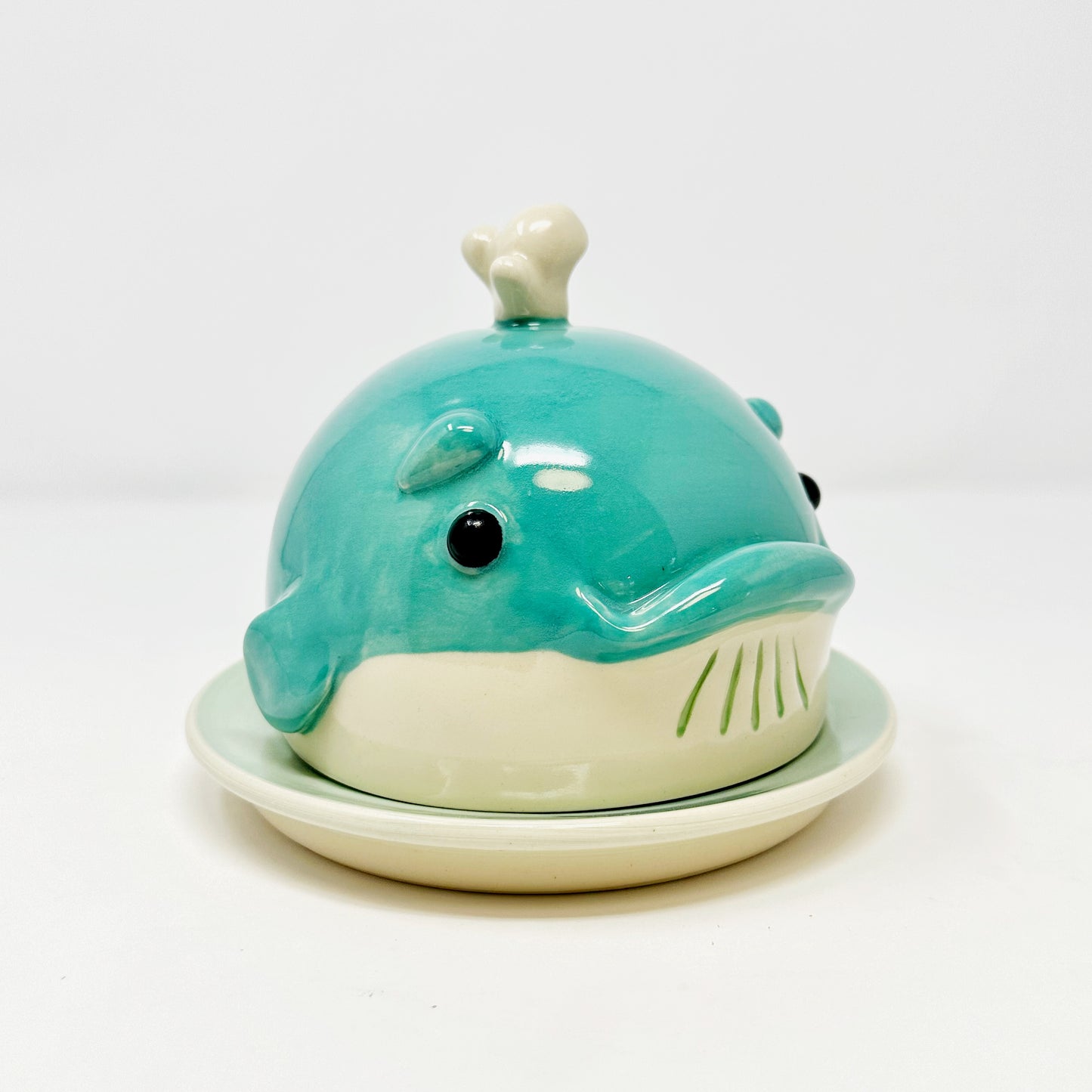 Blue Whale Butter Dish