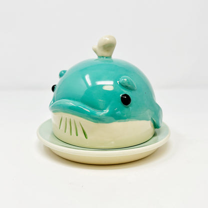 Blue Whale Butter Dish