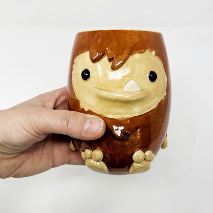 dishwasher safe handmade sasquatch coffee mug made in canada