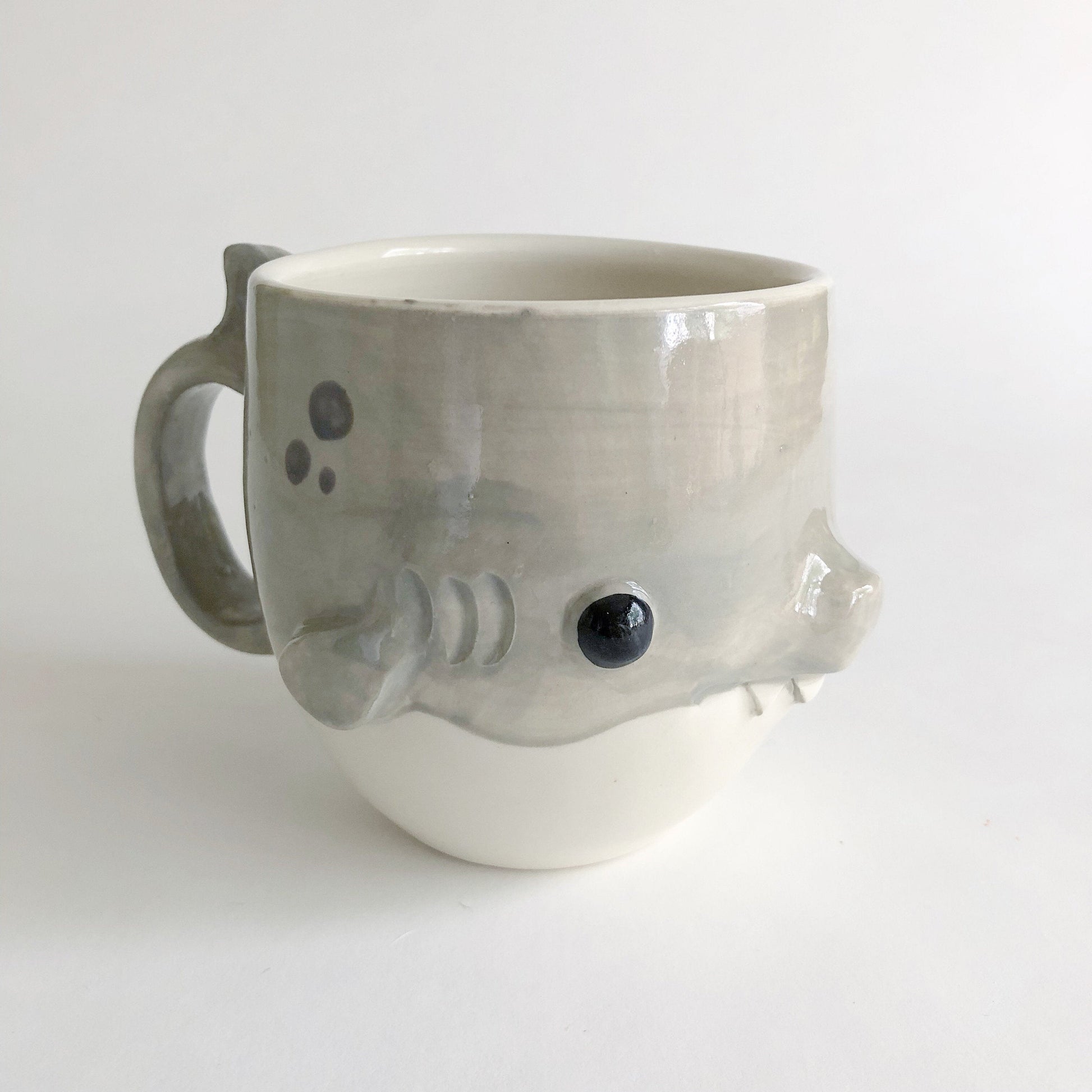 microwave safe shark coffee mug