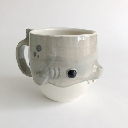 microwave safe shark coffee mug