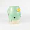 dishwasher-safe handmade narwhal coffee mug